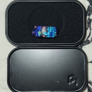 Groove Ring Twilight Blossom Wide Silicone Ring. Size 6